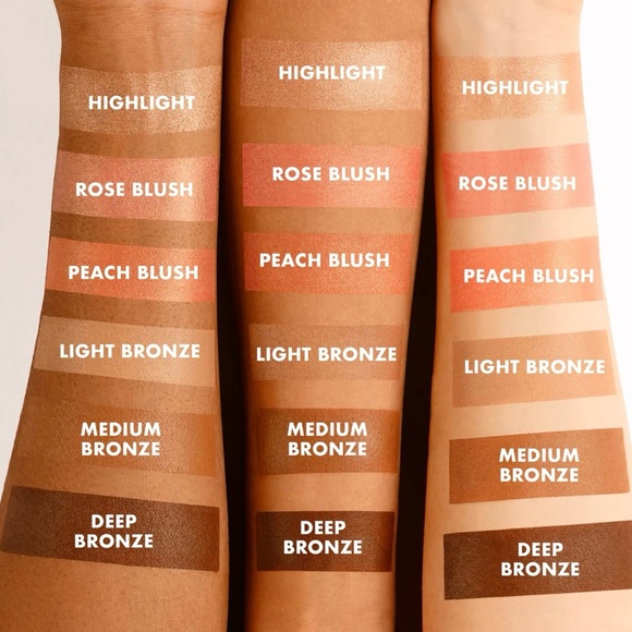 NEW IN BOX Iconic London Multi-Use Cream Blush Bronzer & Highlighter Palette - Picture 8 of 11